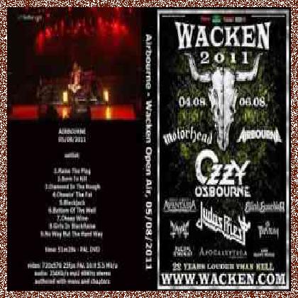 Airbourne – Wacken Open Air (2011) bootleg